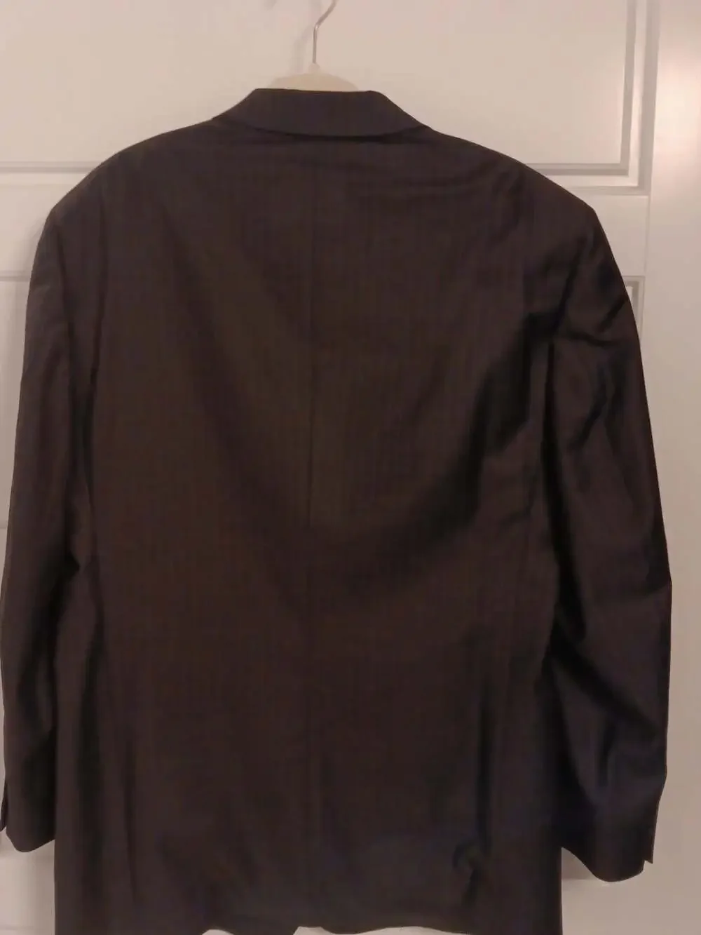 Hart Schaffner & Marx Gold Trumpeter Pure New Wool Pinstripe Suit Jacket